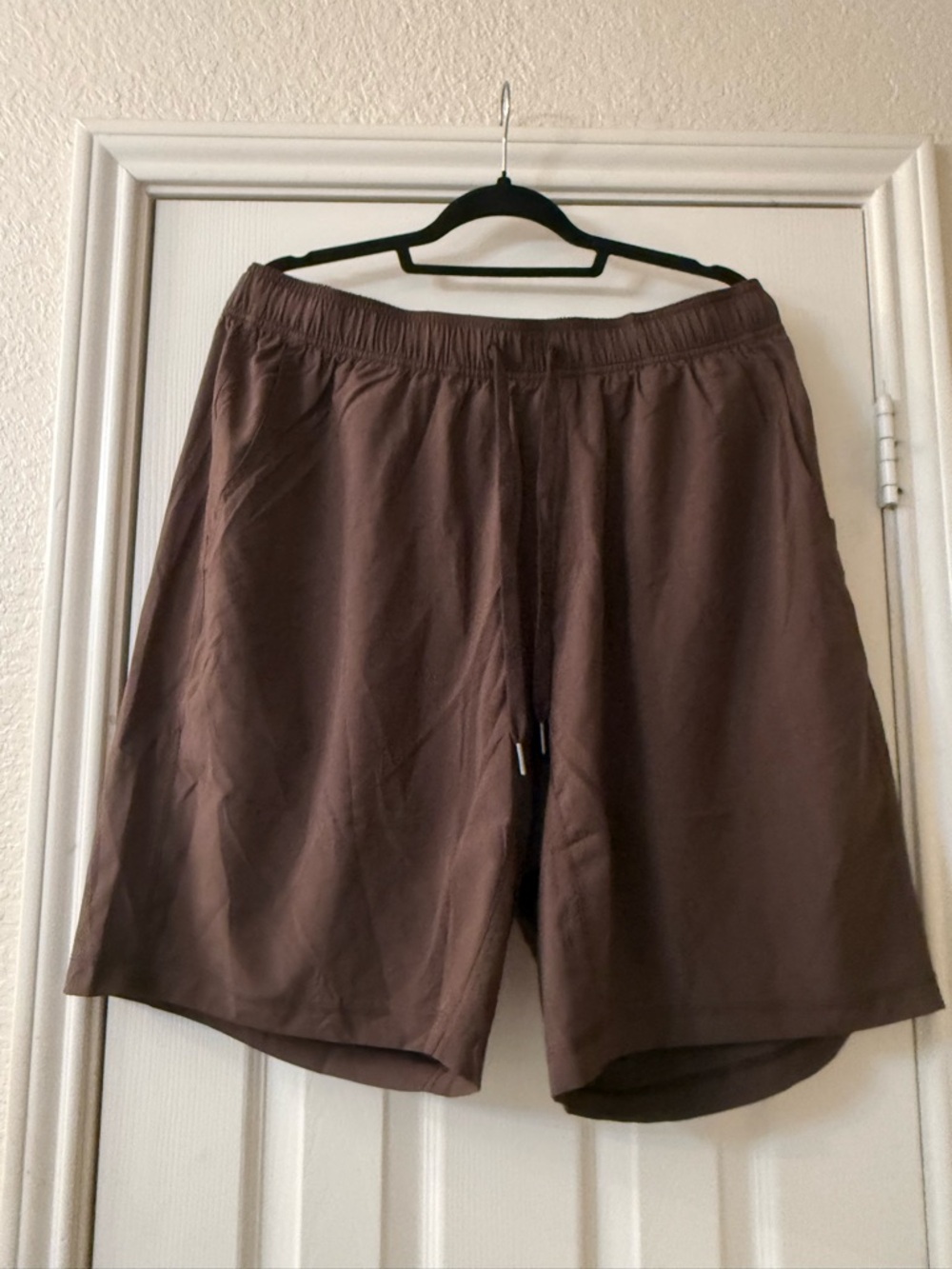 Newton’s First Men’s Big & Tall Athletic Shorts Pull-On Stretch Black NWT ~36